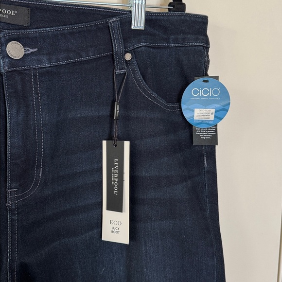 Liverpool Women's Midnight Flare Jeans - Picture 4 of 7